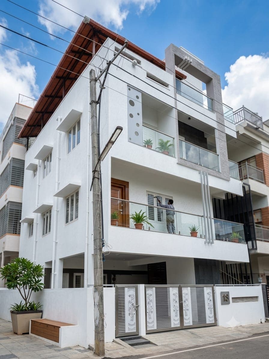 Bhat Bhai Builders residential tower elevation