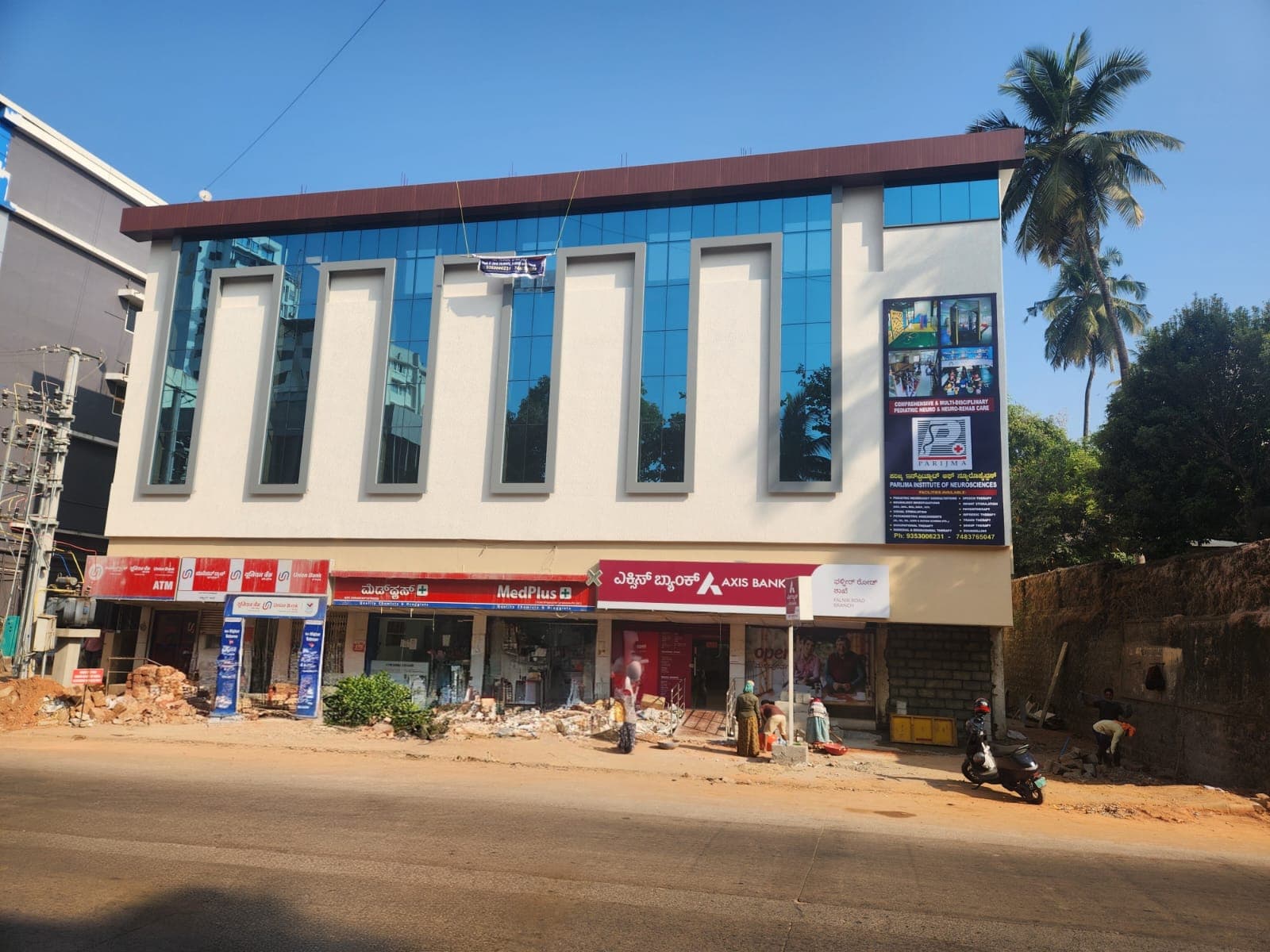 Commercial and office space construction by Bhat Bhai Builders