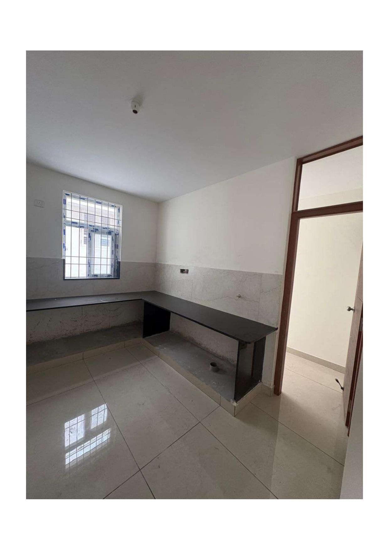 Kitchen with Black Granite